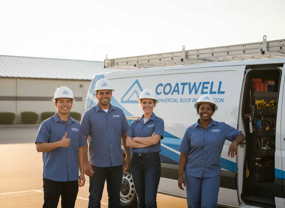 Commercial roof coating company in Bluff City, TN